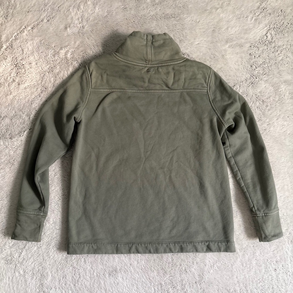 Vineyard Vines Shep Shirt Funnel Neck Women XS Green Pullover Sweatshirt Preppy - Picture 6 of 8